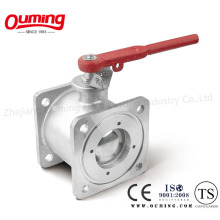 Stainless Steel Square Flange Ball Valve (Q41F-16P)